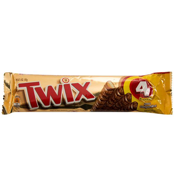 CHOCOLATE TWIX 80G RECH BISCOITO CARAMELO