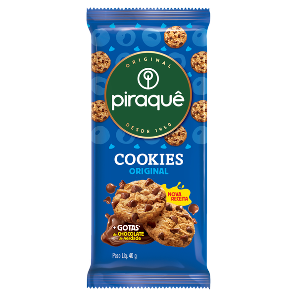 COOKIES PIRAQUE 40G BAUNILHA