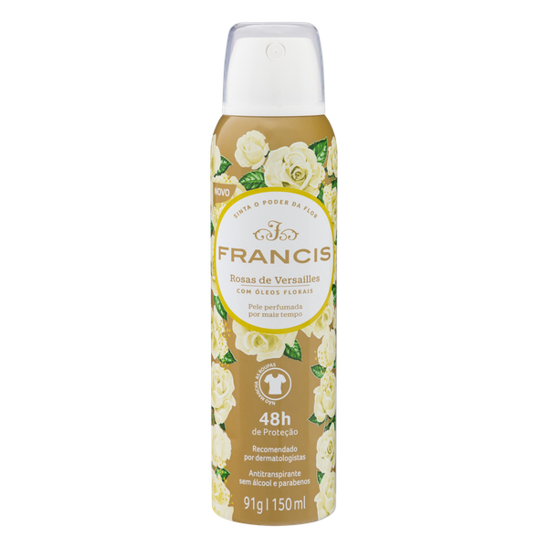 DESOD AERO FRANCIS FEM 150ML COMF ALGODAO