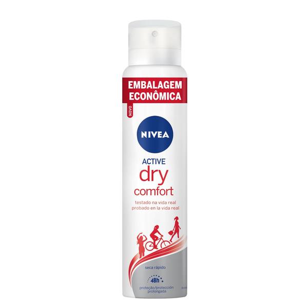 DESOD AERO NIVEA FEM 120G ACTIVE DRY COMFORT