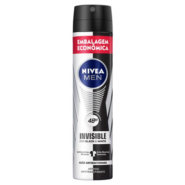 DESOD AERO NIVEA MEN 119G BLACK&WHITE INVISIBLE