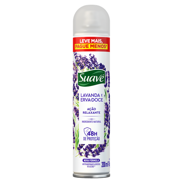 DESOD AERO SUAVE FEM 116G LAVANDA E ERVA-DOCE