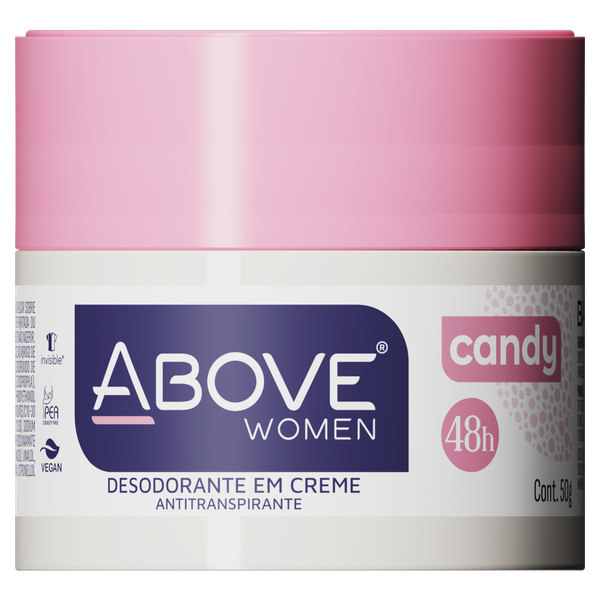 DESOD CREME ABOVE WOMEN PT 50G CANDY