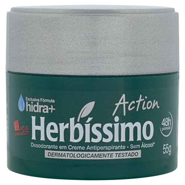 DESOD CREMOSO HERBISSIMO 55G ACTION