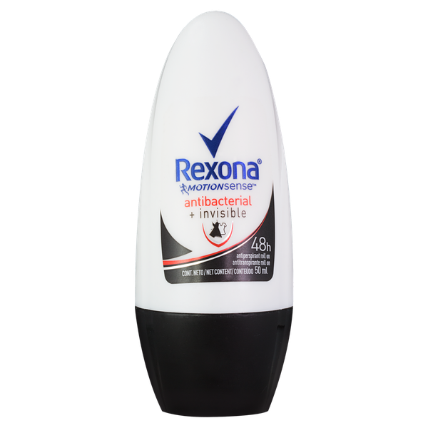 DESOD ROLL ON REXONA FEM 50ML ANTIBAC+INVISIBLE