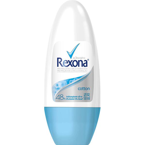 DESOD ROLL ON REXONA WOM 50ML COTTON