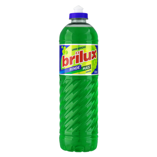 DETERGENTE BRILUX 500ML LIMAO