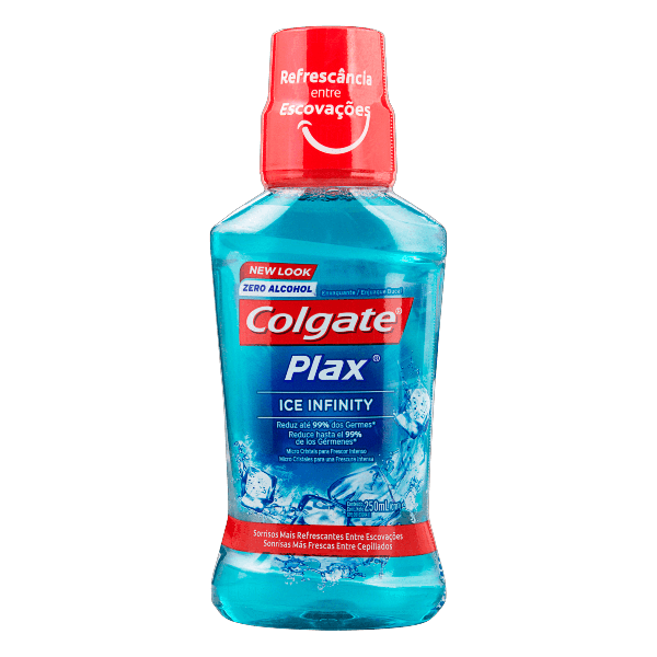 ENXAGUE BUCAL COLGATE PLAX 250ML ICE INFINITY