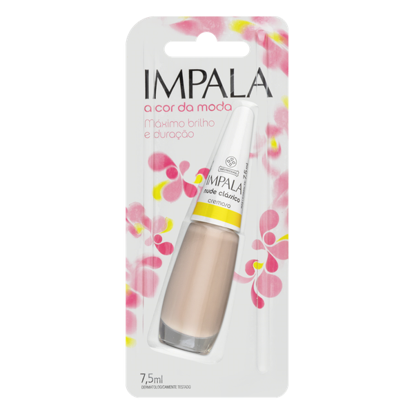 ESMALTE IMPALA CREMOSO 7,5ML NUDE CLASSICO