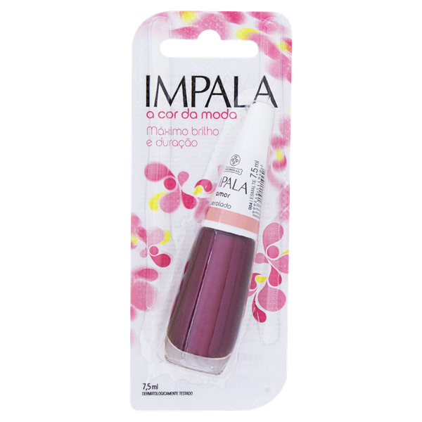 ESMALTE IMPALA PEROLADO 7,5ML AMOR