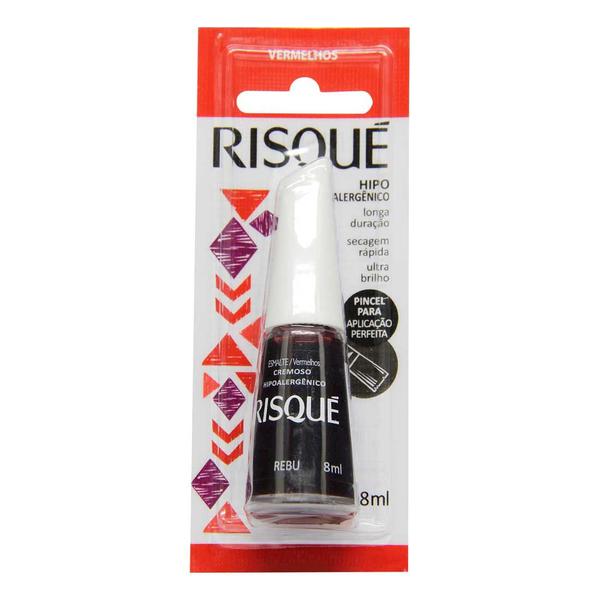 ESMALTE RISQUE 8ML CREM REBU