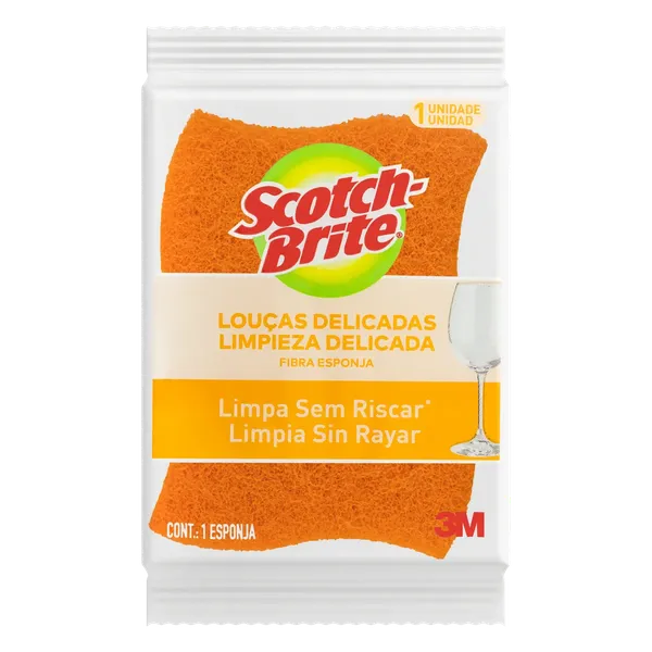 ESPONJA SCOTCH BRITE NAO RISCA UN LARANJA COZINHA
