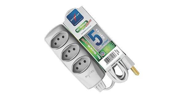 EXTENSAO DANEVA 5M 2P + T REF:1787