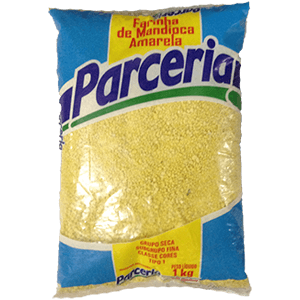 FARINHA MANDIOCA PARCERIA 1KG AMARELA