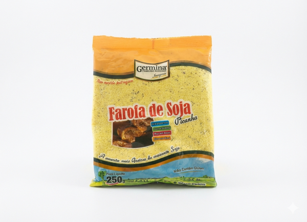 FAROFA DE SOJA GERMINA 250G PICANHA