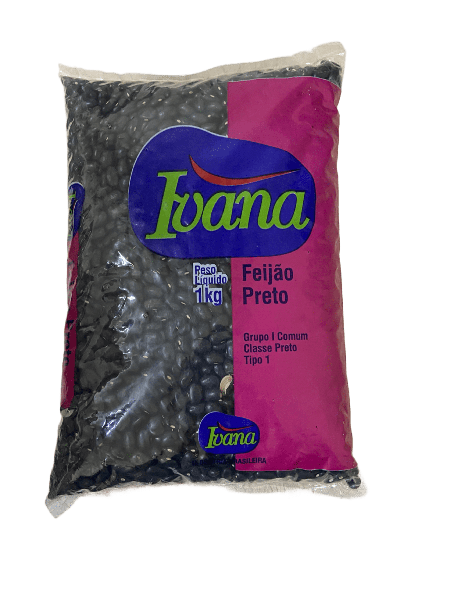 FEIJAO PRETO IVANA 1KG