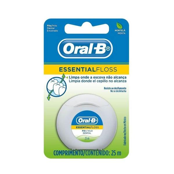 FIO DENTAL ORAL B ESSENTIAL 25M MENTA