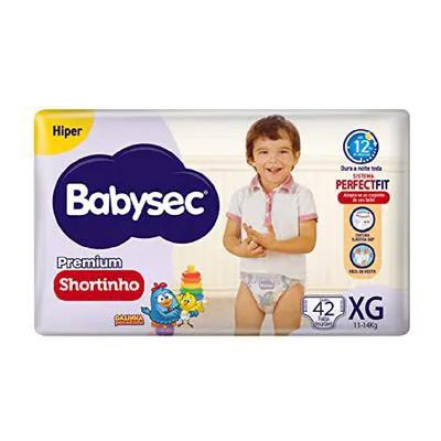FRALDA BABYSEC PREM. SHORT HIPER XG C/42