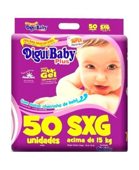 FRALDA DIGUI BABY PLUS SXG 50UN