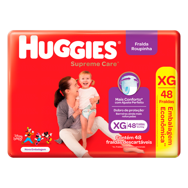 FRALDA HUGGIES ROUP  XG 48UN SUP CARE