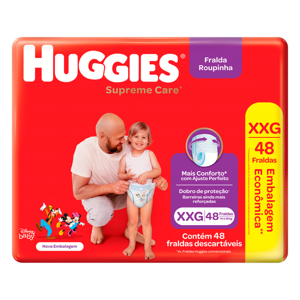 FRALDA HUGGIES ROUP XXG 48UN SUP CARE