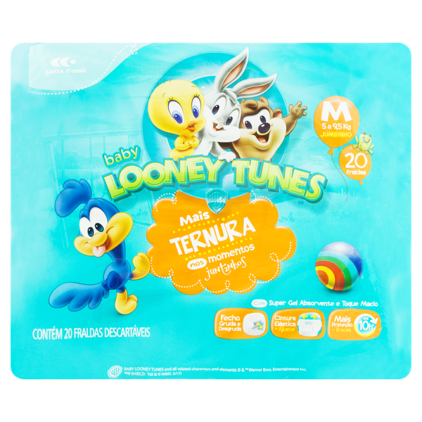FRALDA LOONEY TUNES 18UN M