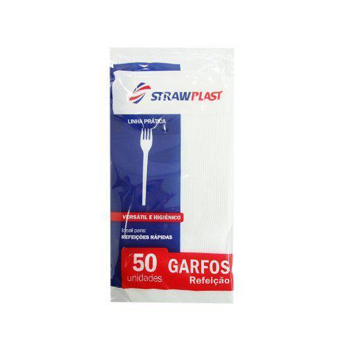 GARFO DESCARTAVEIS STRAWPLAST 50UND