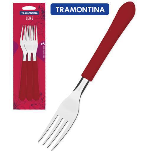 GARFOS TRAMONTINA 3UN VERMELHO