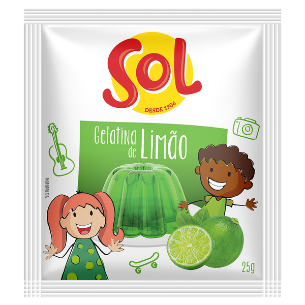 GELATINA SOL 25G LIMAO