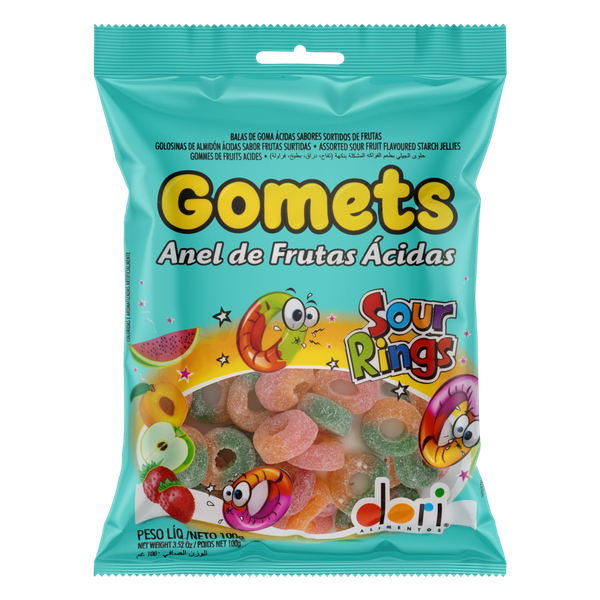 GOMETS ANEL 100G FRUTAS ACIDAS