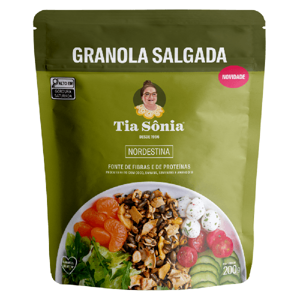 GRANOLA TIA SONIA 200G SALGADA