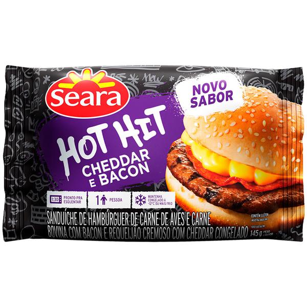 HOT HIT SEARA 145G CHEDDAR E BACON