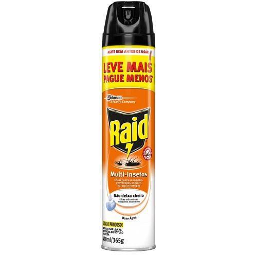 INSETICIDA RAID AERO 420ML LV+PG- BASE AGUA