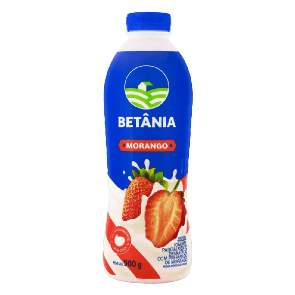 IOGURTE BETANIA GF 900G MORANGO