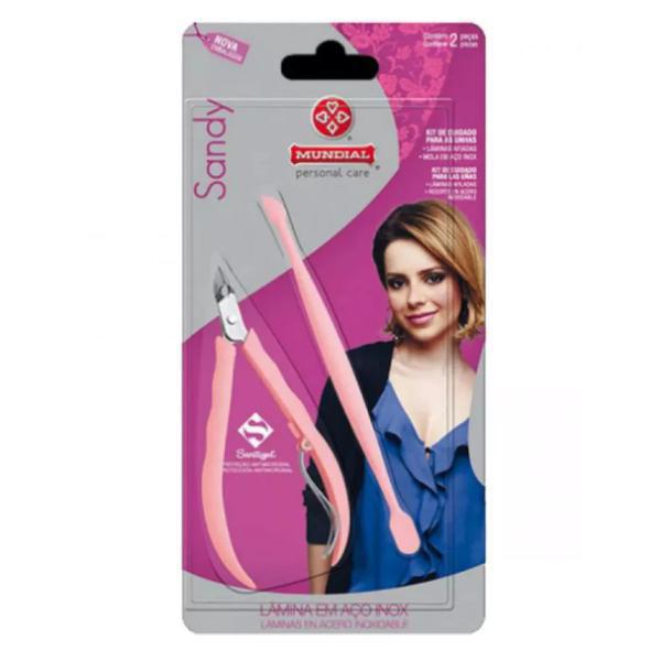 KIT ALICATE CUTICULA E LIXA MUNDIAL SANDY REF748-S