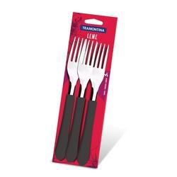 KIT GARFOS TRAMONTINA 3PCS LEME PTO