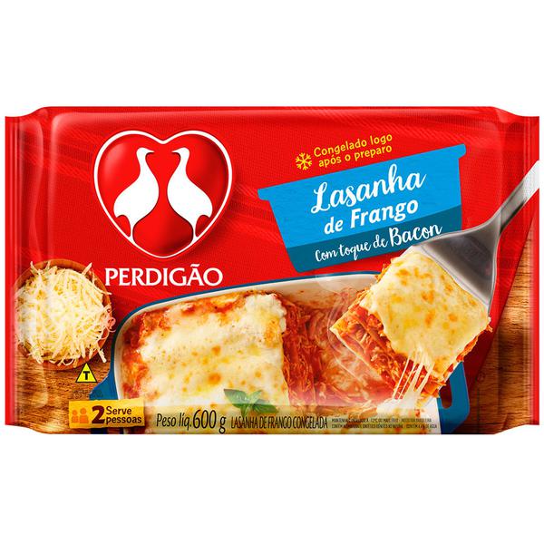 LASANHA PERDIGAO 600G FRANGO C BACON