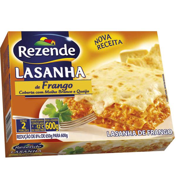 LASANHA REZENDE 600G FRANGO