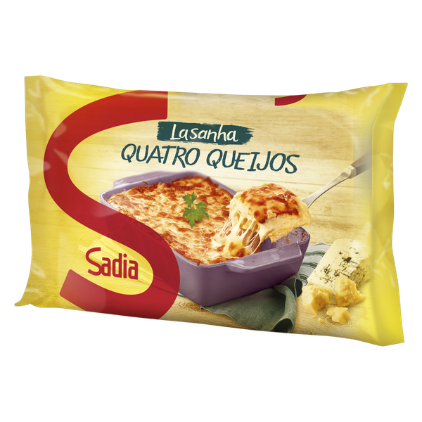 LASANHA SADIA 350G 4 QUEIJOS