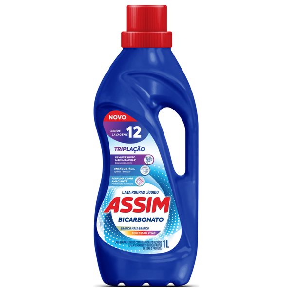 LAVA ROUPAS LIQ ASSIM 1L BICARBONATO