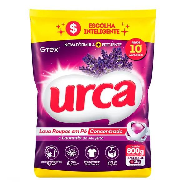 LAVA ROUPAS PO URCA 800G LAVANDA