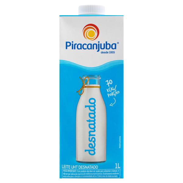 LEITE UHT PIRACANJUBA 1L DESNATADO