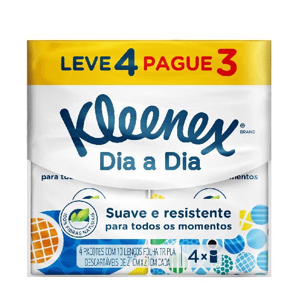 LENCOS KLEENEX FT LV4 PG3 DIA A DIA