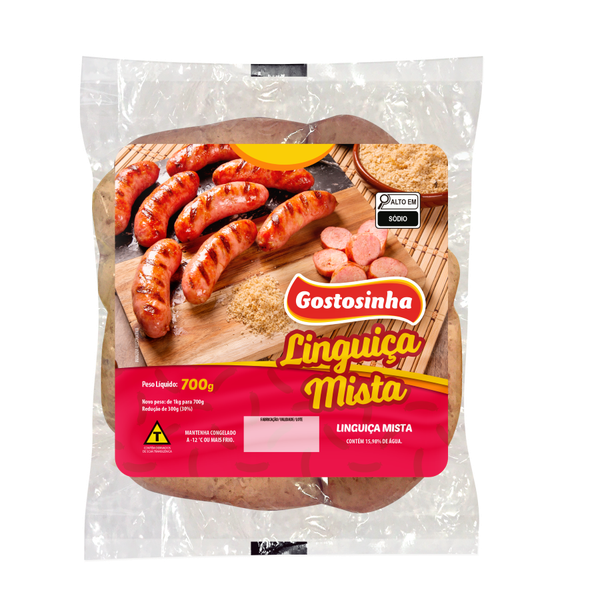 LINGUICA MISTA GOSTOSINHA PCT 700G