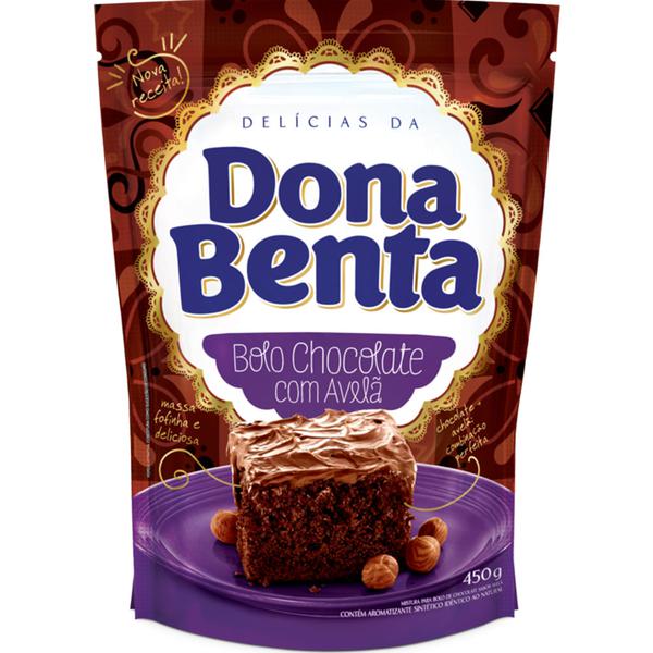 MISTURA BOLO DONA BENTA 450G CHOCOLATE C/ AVELA