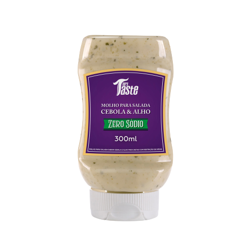 MOLHO P/ SALADA MRS TASTE 300ML CEB&ALHO ZERO SODIO