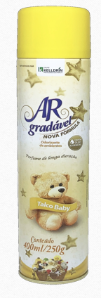 ODORIZADOR AR GRADAVEL 400ML TALCO BABY