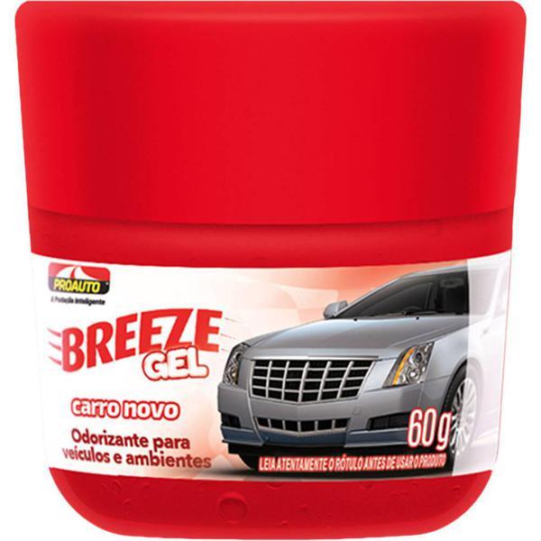 ODORIZANTE PROAUTO GEL 60G CARRO NOVO