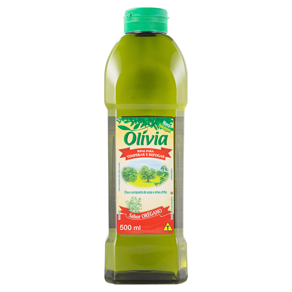 OLEO COMPOSTO OLIVIA PET 500ML OREGANO