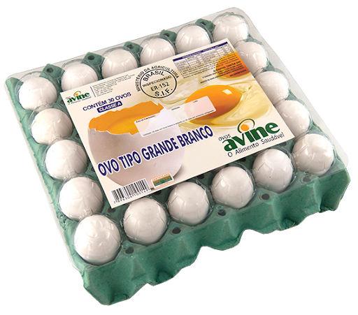 OVOS AVINE BRANCO 30UN GRANDE